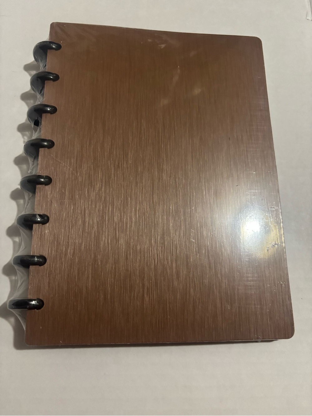 Discbound Notebook with Dividers Rose Gold New